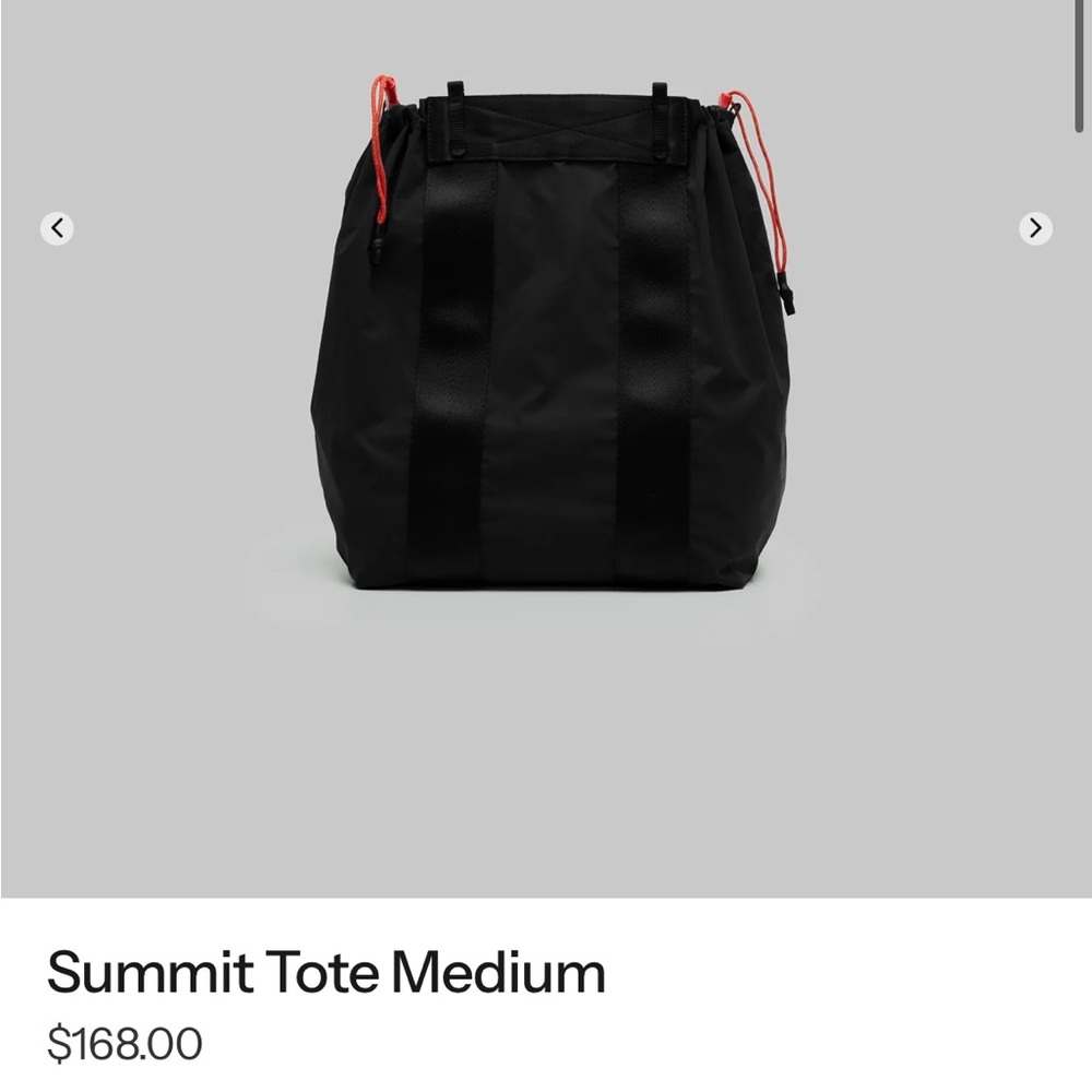 Black Summit Tote Bag